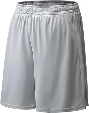 Athletic Shorts for Mens Outdoor Running Training Summer Pants Quick Dry Breathable Elastic Waist Shorts with Pockets