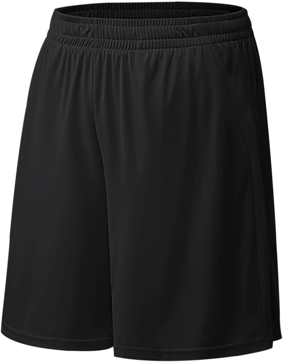 Athletic Shorts for Mens Outdoor Running Training Summer Pants Quick Dry Breathable Elastic Waist Shorts with Pockets