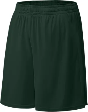 Athletic Shorts for Mens Outdoor Running Training Summer Pants Quick Dry Breathable Elastic Waist Shorts with Pockets