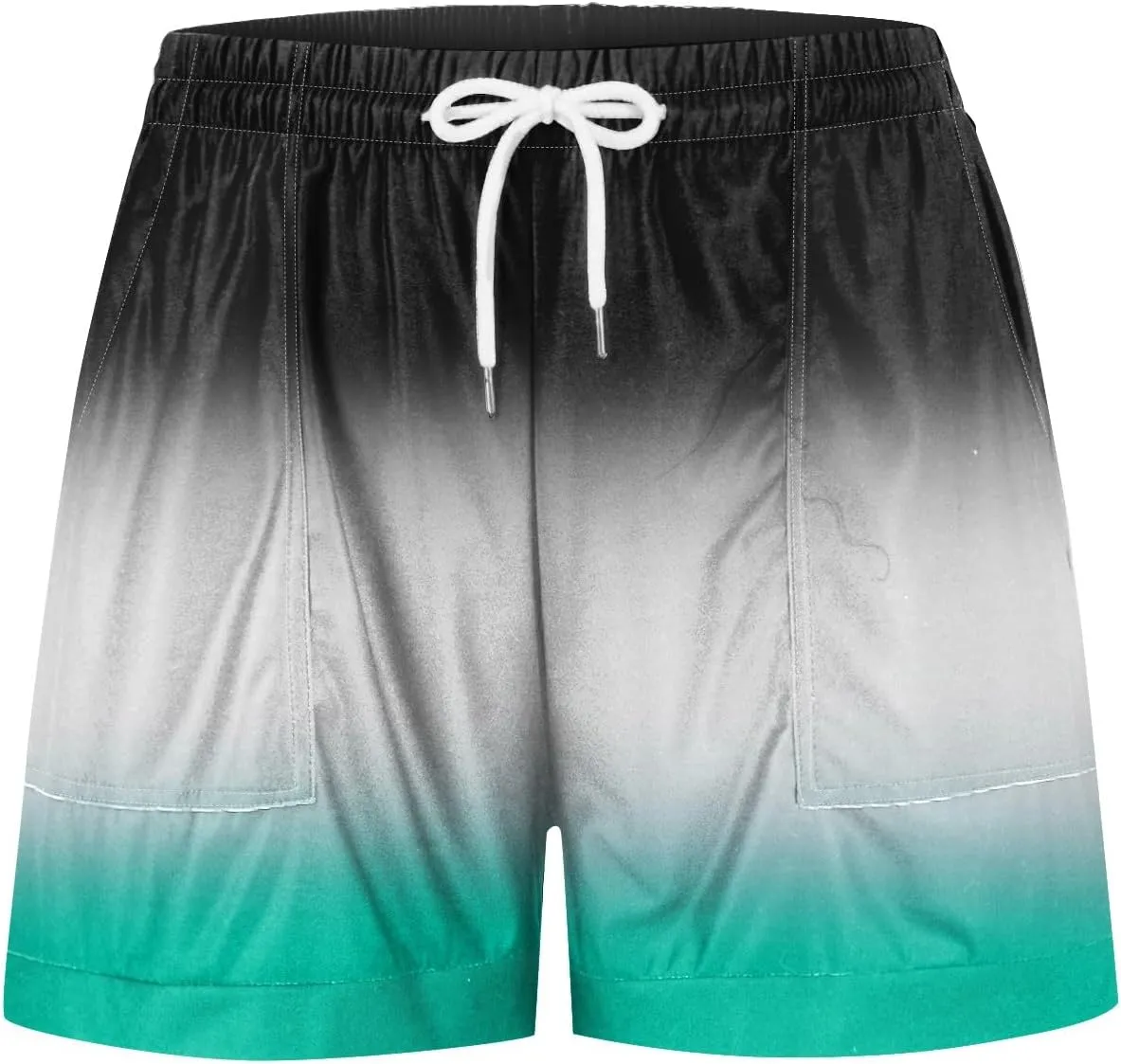 Cdiecer Shorts for Women Drawstring Elastic Waist Shorts Casual Summer Shorts Lightweight Athletic Shorts with Pockets
