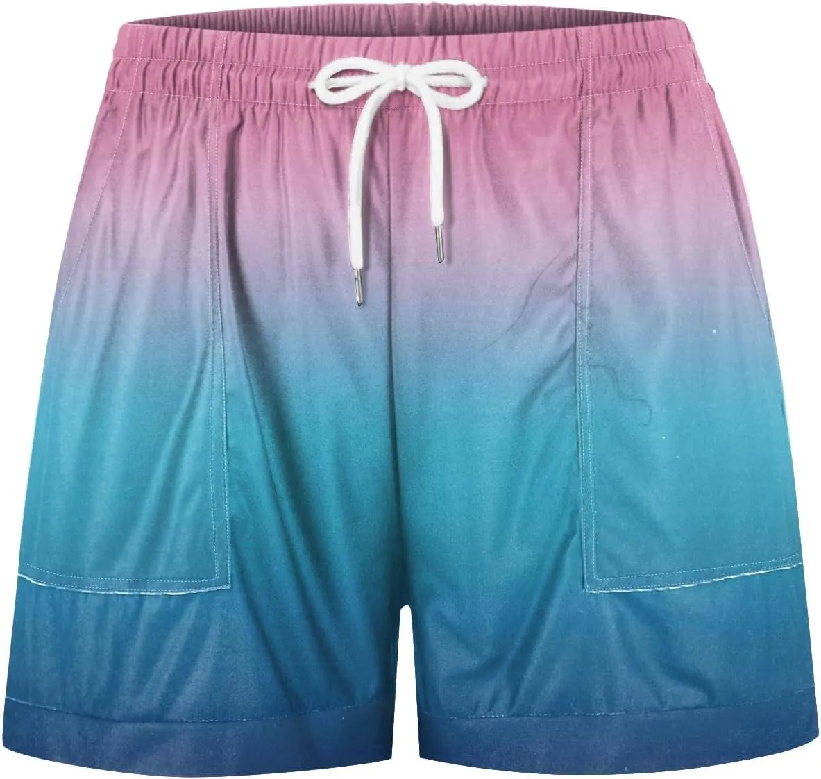 Cdiecer Shorts for Women Drawstring Elastic Waist Shorts Casual Summer Shorts Lightweight Athletic Shorts with Pockets