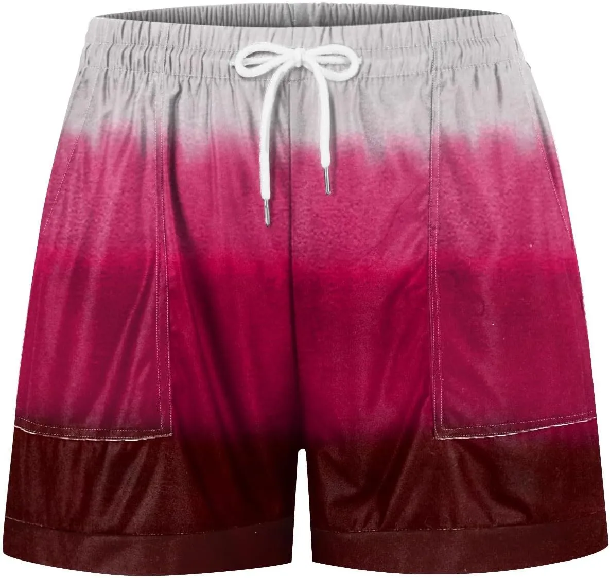 Cdiecer Shorts for Women Drawstring Elastic Waist Shorts Casual Summer Shorts Lightweight Athletic Shorts with Pockets