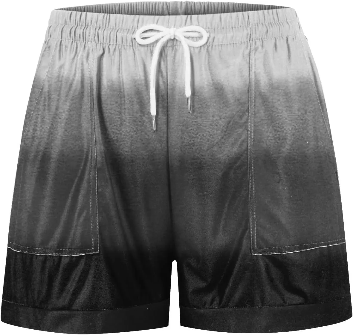 Cdiecer Shorts for Women Drawstring Elastic Waist Shorts Casual Summer Shorts Lightweight Athletic Shorts with Pockets