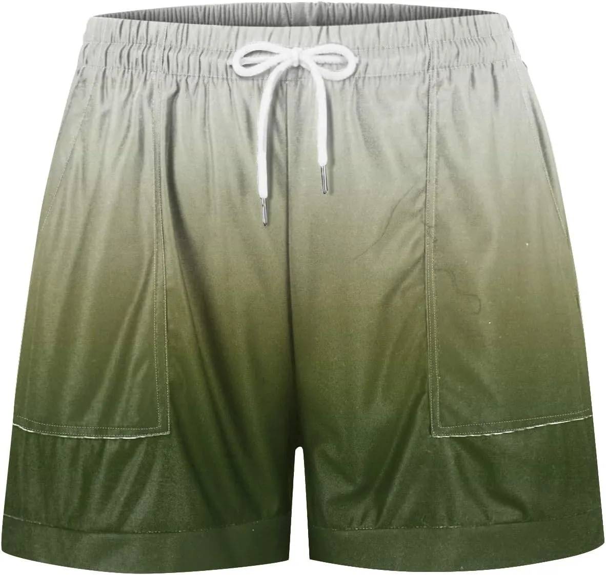 Cdiecer Shorts for Women Drawstring Elastic Waist Shorts Casual Summer Shorts Lightweight Athletic Shorts with Pockets