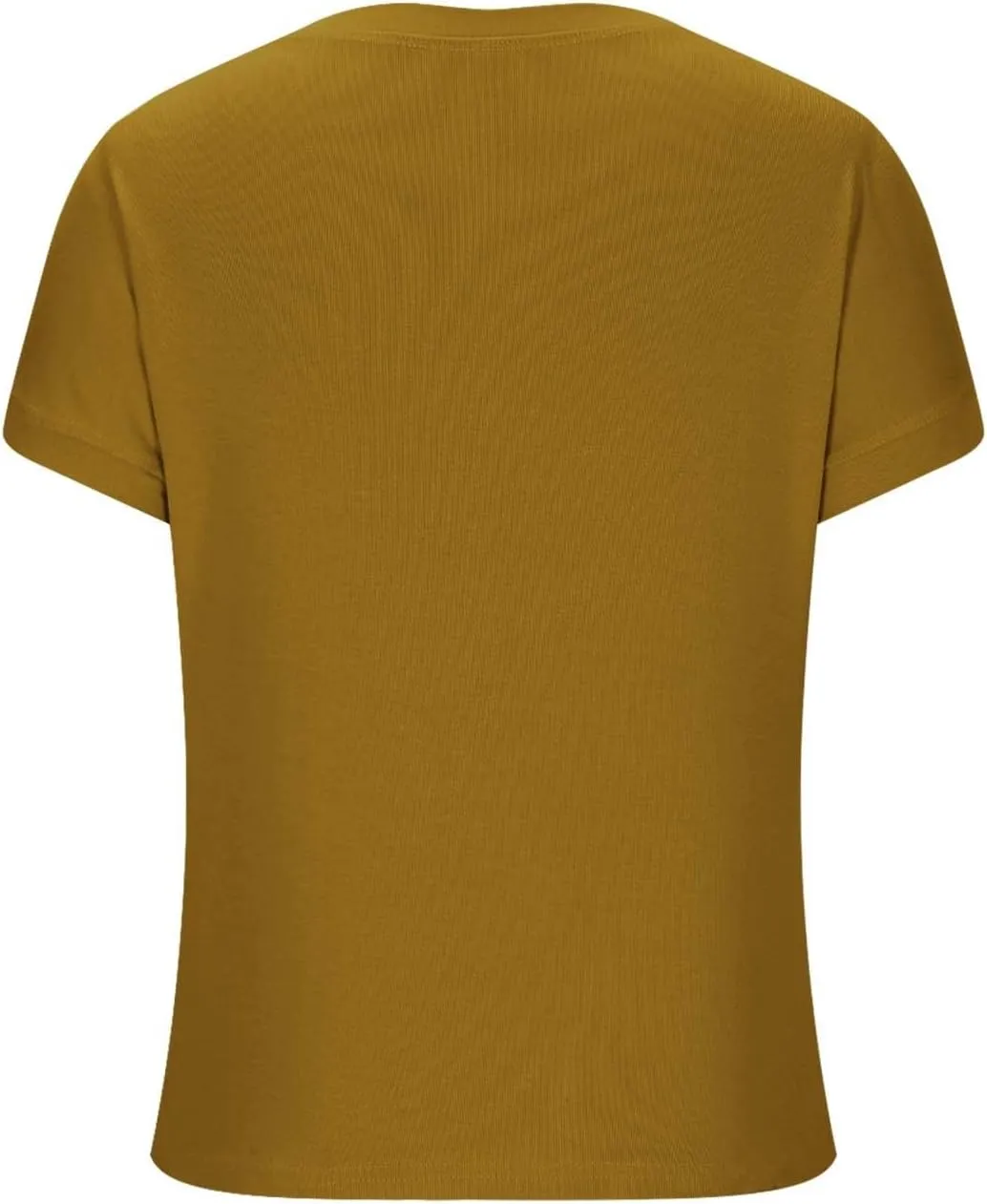 Cozy Tunic Tops for Women Crew Neck Cap Sleeve Blouse Solid Color Casual Loose Business Shirt Basic Summer Tees