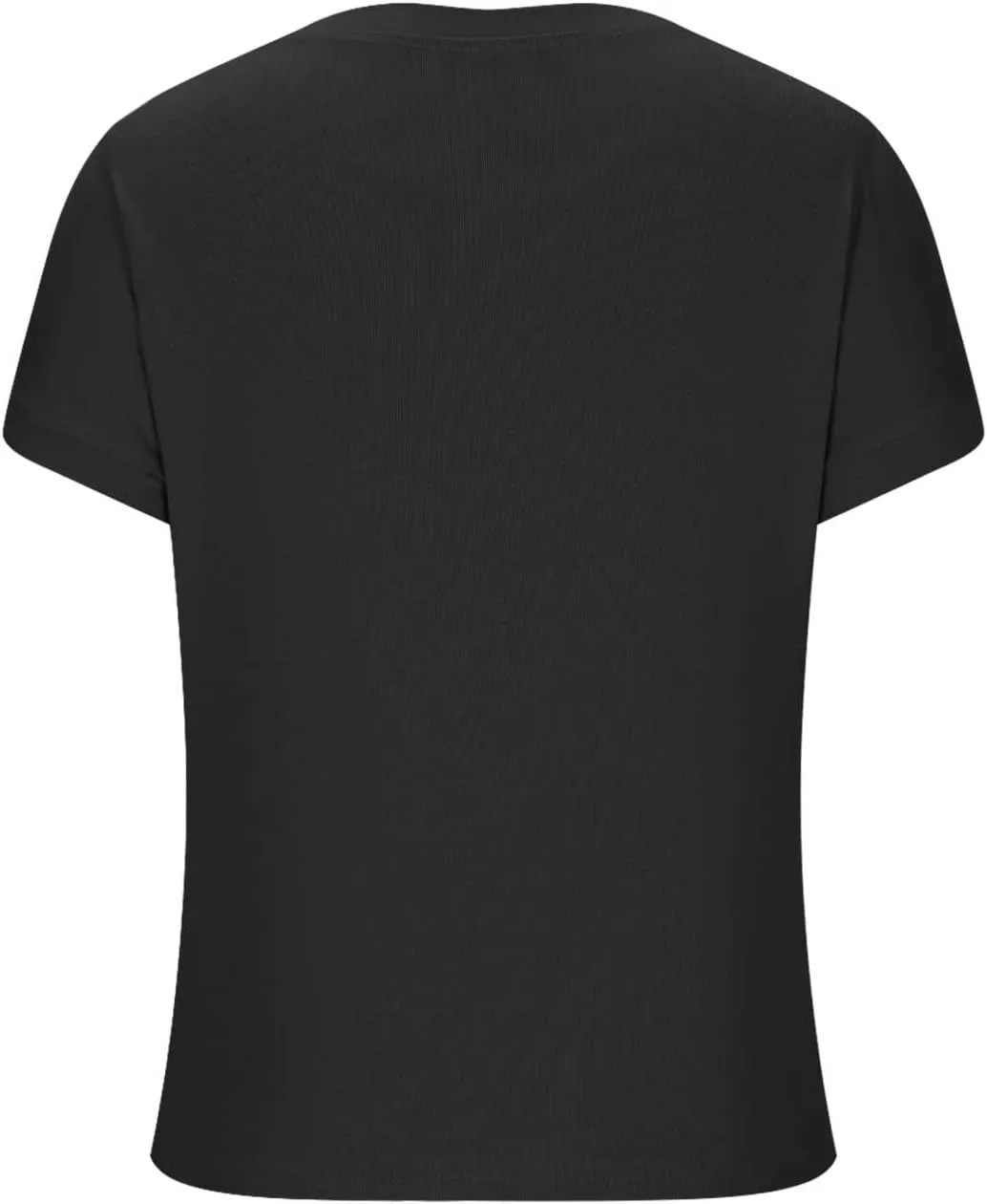 Cozy Tunic Tops for Women Crew Neck Cap Sleeve Blouse Solid Color Casual Loose Business Shirt Basic Summer Tees