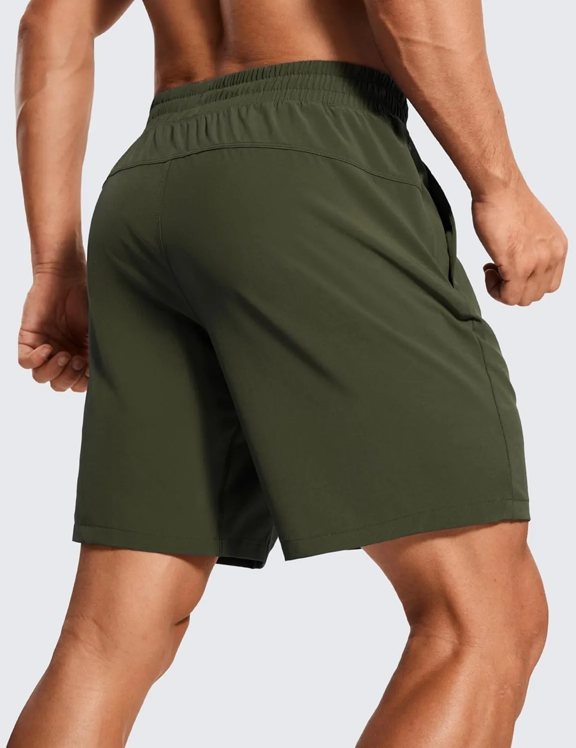 CRZ YOGA Men's 2 in 1 Running Shorts with Liner - 7'' Quick Dry for Workout Sports Athletic with Pockets