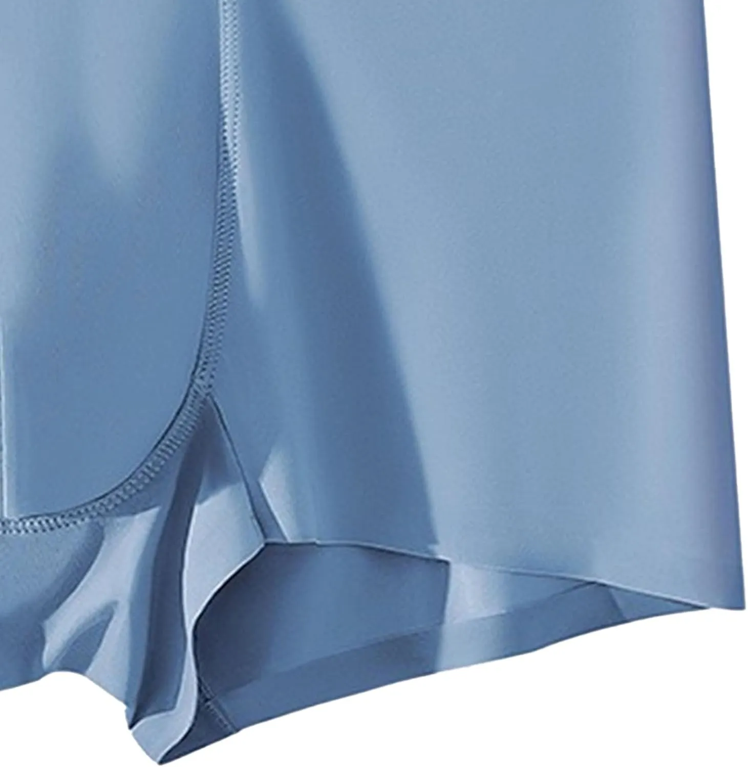 DGHM-JLMY Men's Seamless Underwear Trunks Shorts Ice Silk Sexy Transparent Underpants Lightweight Breathable Boxer Briefs