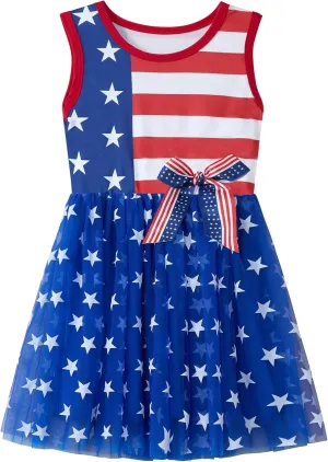 Girls Sleeveless Dress Toddler Bunny Tutu Sundress Casual Party Dresses