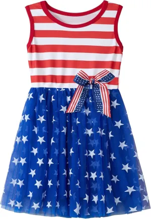 Girls Sleeveless Dress Toddler Bunny Tutu Sundress Casual Party Dresses