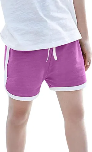 Girls Soccer Shorts Toddler Athletic Running Dolphin Active Short Gym Workout Kids Wide Leg Quick Dry Casual Short