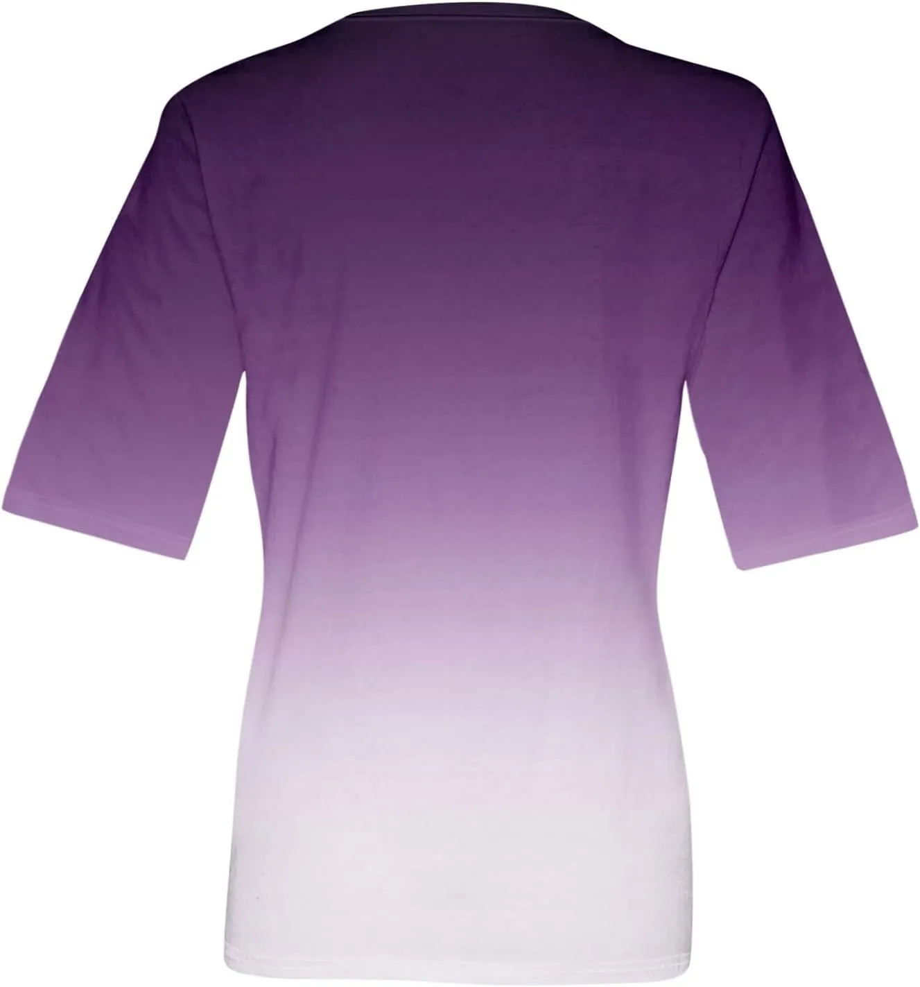 HXHYQKP Elbow Length Tops for Women V Neck T Shirts Casual Half Sleeve Tops Basic Summer Tees