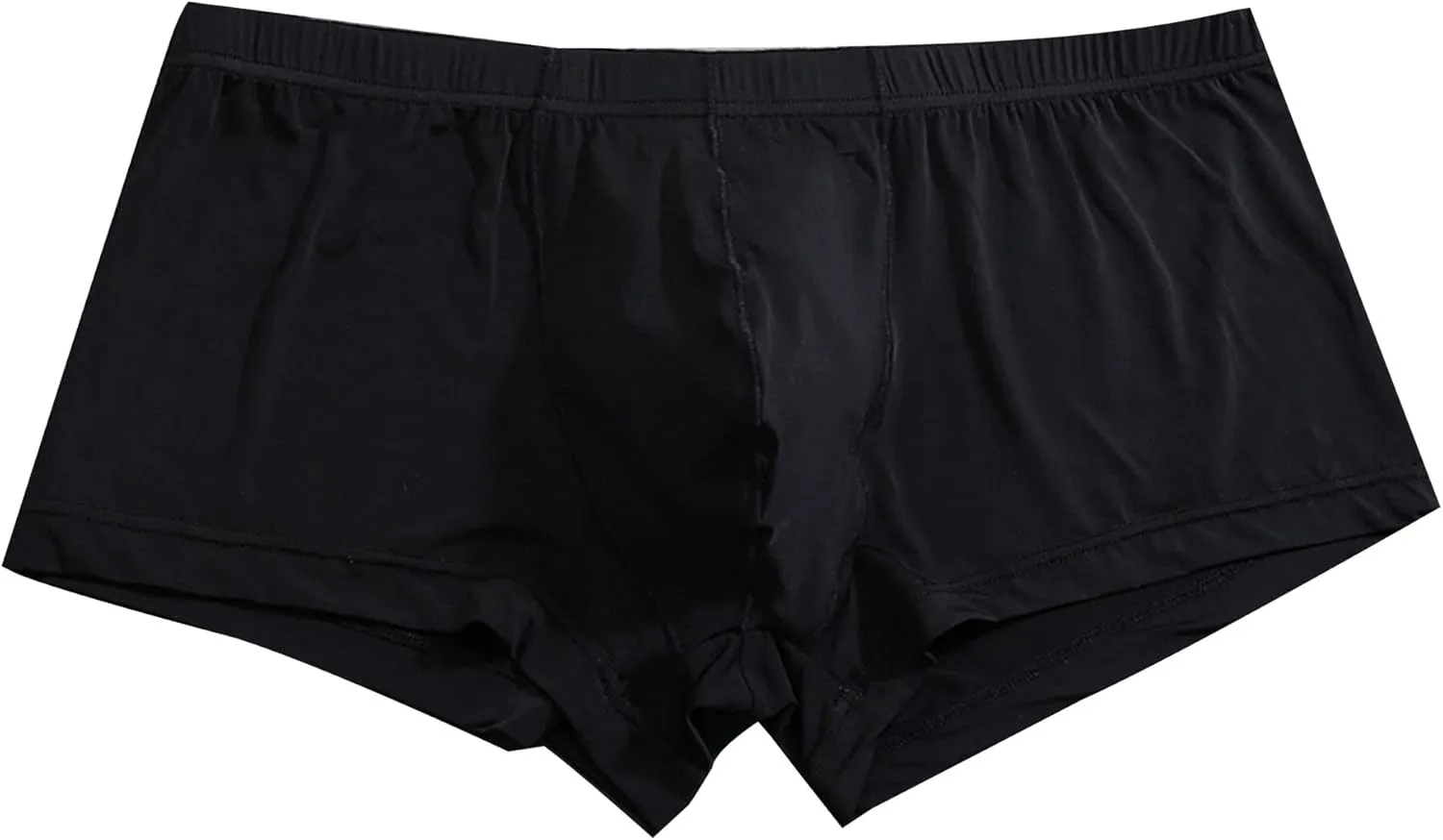 JEKE-DG Mens Ice Silk Boxer Brief Classic Breathable Underwear Elastic Waistband Trunks Enhancing Underpants