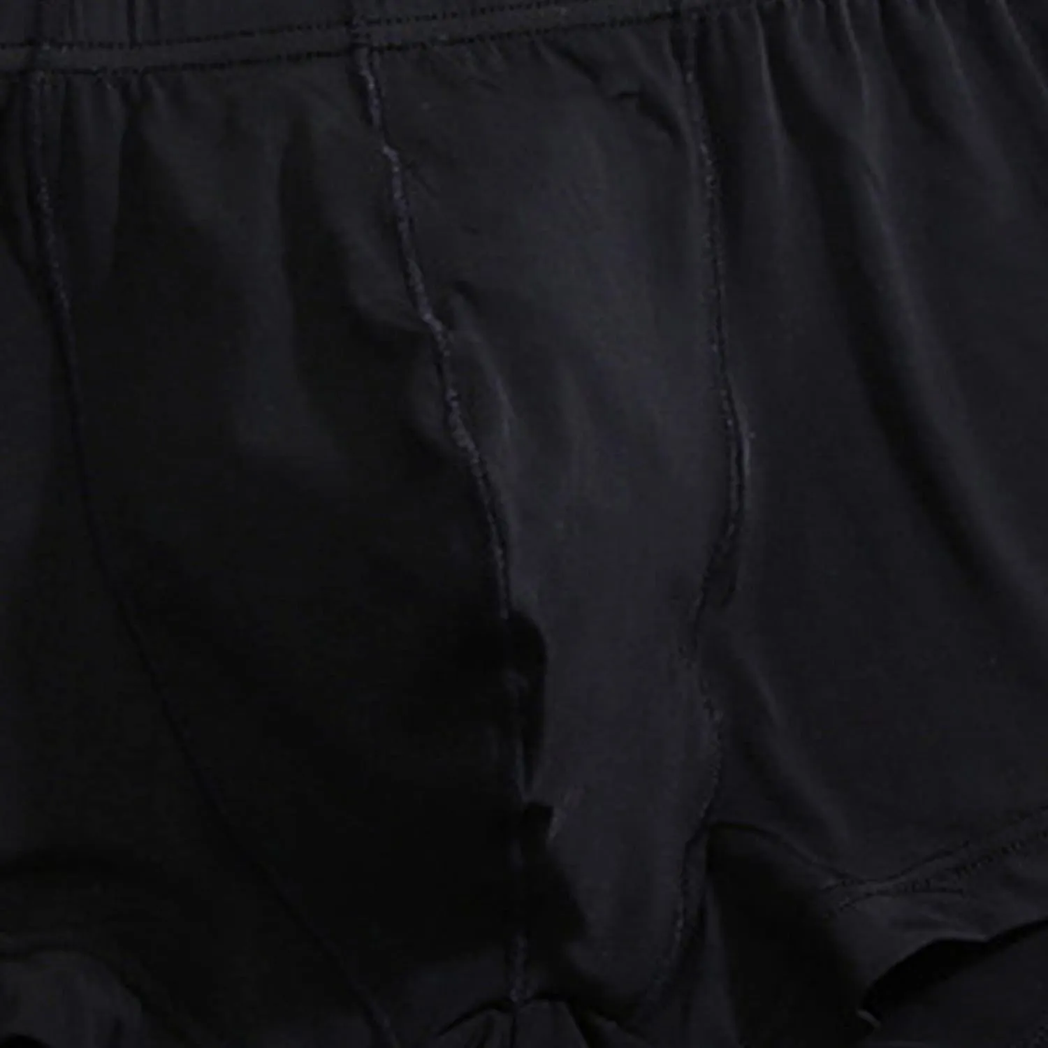 JEKE-DG Mens Ice Silk Boxer Brief Classic Breathable Underwear Elastic Waistband Trunks Enhancing Underpants