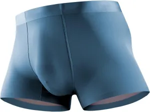 JEKE-DG Mens Ice Silk Boxer Briefs Stretch Breathable Underwear Trunks Seamless Underpants With Pouch Double