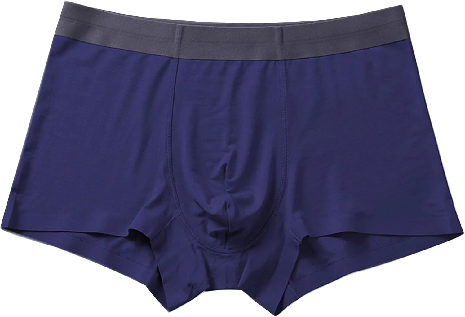 JEKE-DG Mens Ice Silk Modal Boxer Briefs Mid-Waist Stretch Boxers Underwear Breathable Seamless Underpants