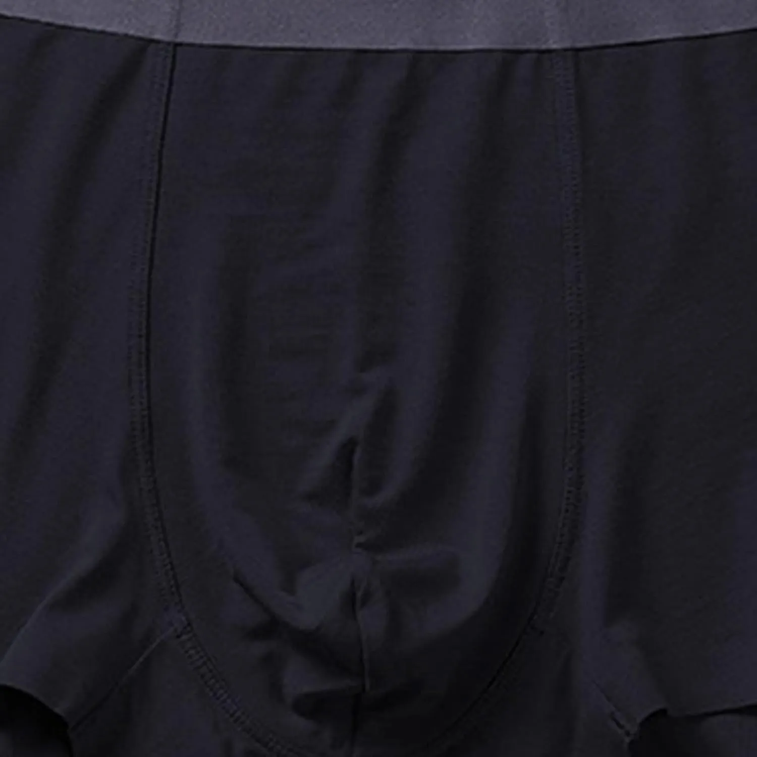 JEKE-DG Mens Ice Silk Modal Boxer Briefs Mid-Waist Stretch Boxers Underwear Breathable Seamless Underpants