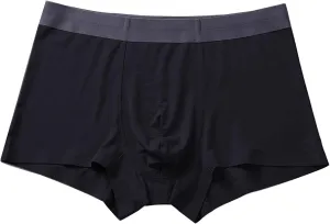 JEKE-DG Mens Ice Silk Modal Boxer Briefs Mid-Waist Stretch Boxers Underwear Breathable Seamless Underpants