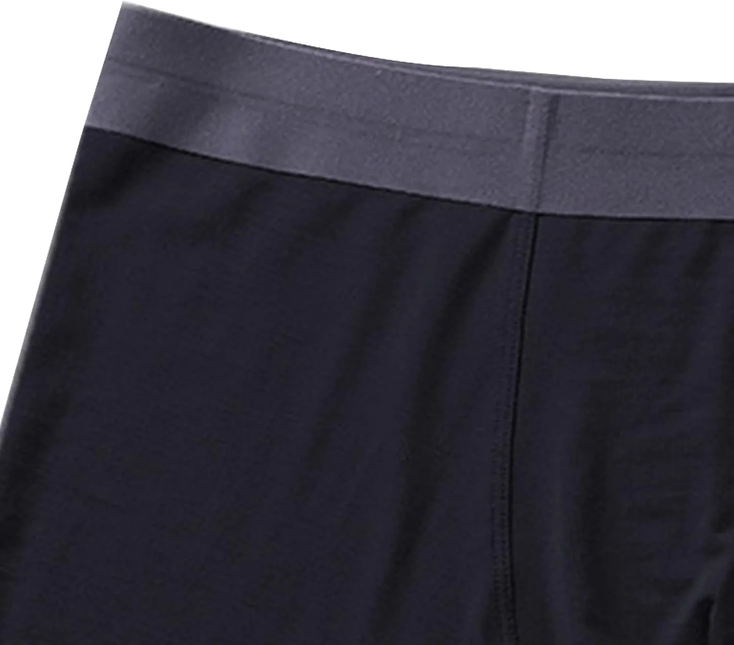 JEKE-DG Mens Ice Silk Modal Boxer Briefs Mid-Waist Stretch Boxers Underwear Breathable Seamless Underpants