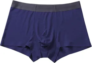 JEKE-DG Mens Ice Silk Modal Boxer Briefs Mid-Waist Stretch Boxers Underwear Breathable Seamless Underpants