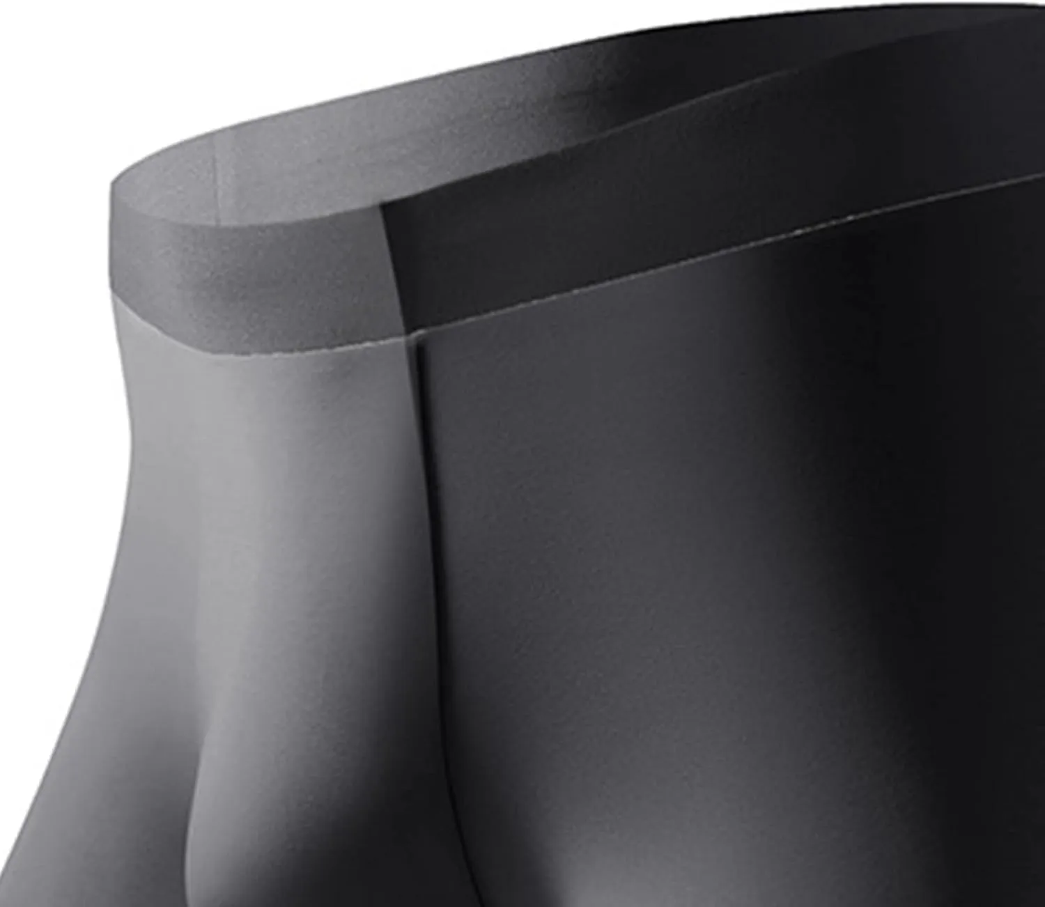 JEKE-DG Men's Soft Ice Silk Boxer Briefs Breathable Stretch Trunks Pack Sexy Seamless Underwear