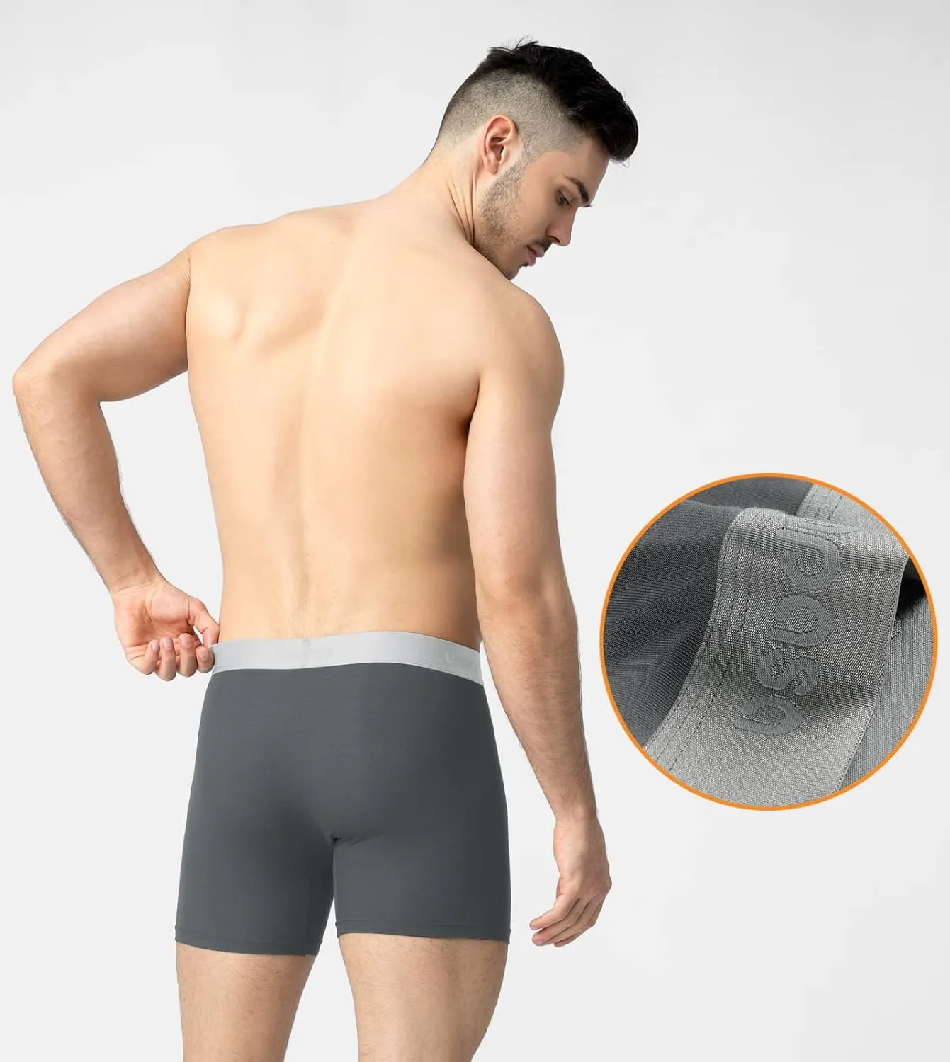 LAPASA Men's Boxer Briefs 3-Pack Cool MicroModal Stretch Underwear Trunks Comfort Soft Breathable M71