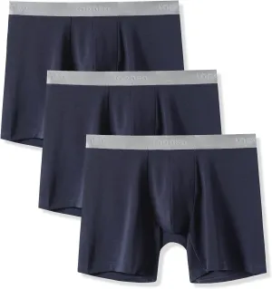 LAPASA Men's Boxer Briefs 3-Pack Cool MicroModal Stretch Underwear Trunks Comfort Soft Breathable M71