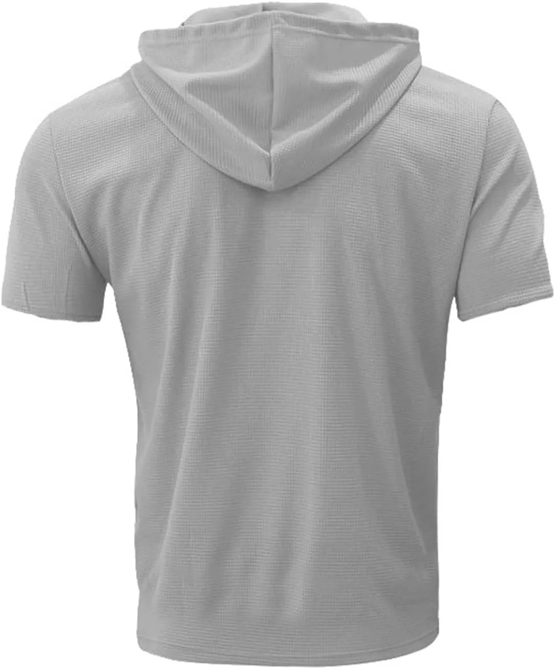 Litetao Short Sleeve Hoodie Shirts for Men Workout Gym Sweatshirt Fashion Athletic Muscle Pullover Comfy Hooded T-Shirts