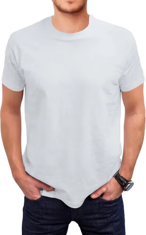 Love My Fashions Men's Round Neck Short Sleeves Plain T-Shirt