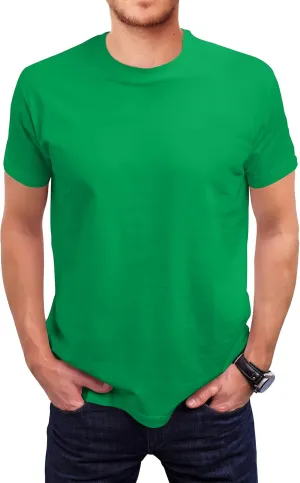 Love My Fashions Men's Round Neck Short Sleeves Plain T-Shirt