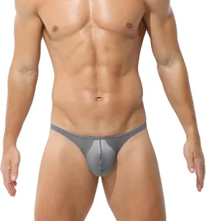Male Summer Thin Low Waist Thin Style Sexy Plus Size Comfortable Ice Silk Triangle Underwear Costume Adult Plus