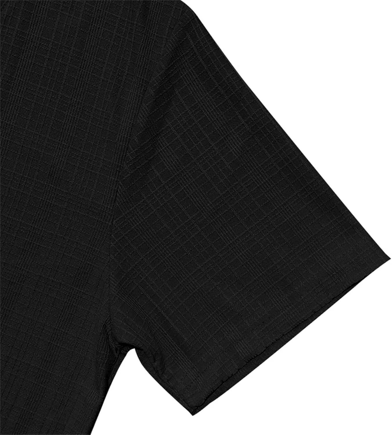 Men Viscose Pajama Top Button Up for Sleep, or Casual V Neck Short Sleeve, Breathable Summer Cardigan Style