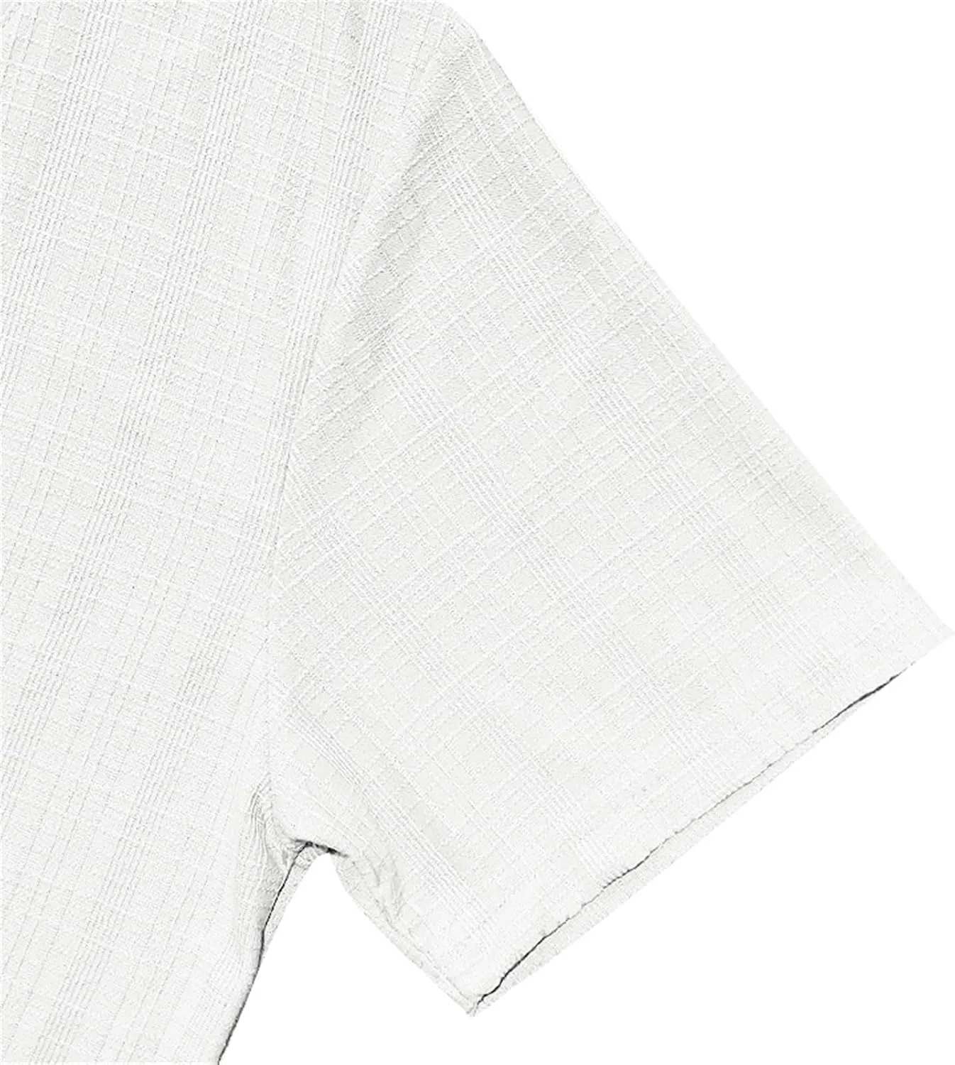 Men Viscose Pajama Top Button Up for Sleep, or Casual V Neck Short Sleeve, Breathable Summer Cardigan Style