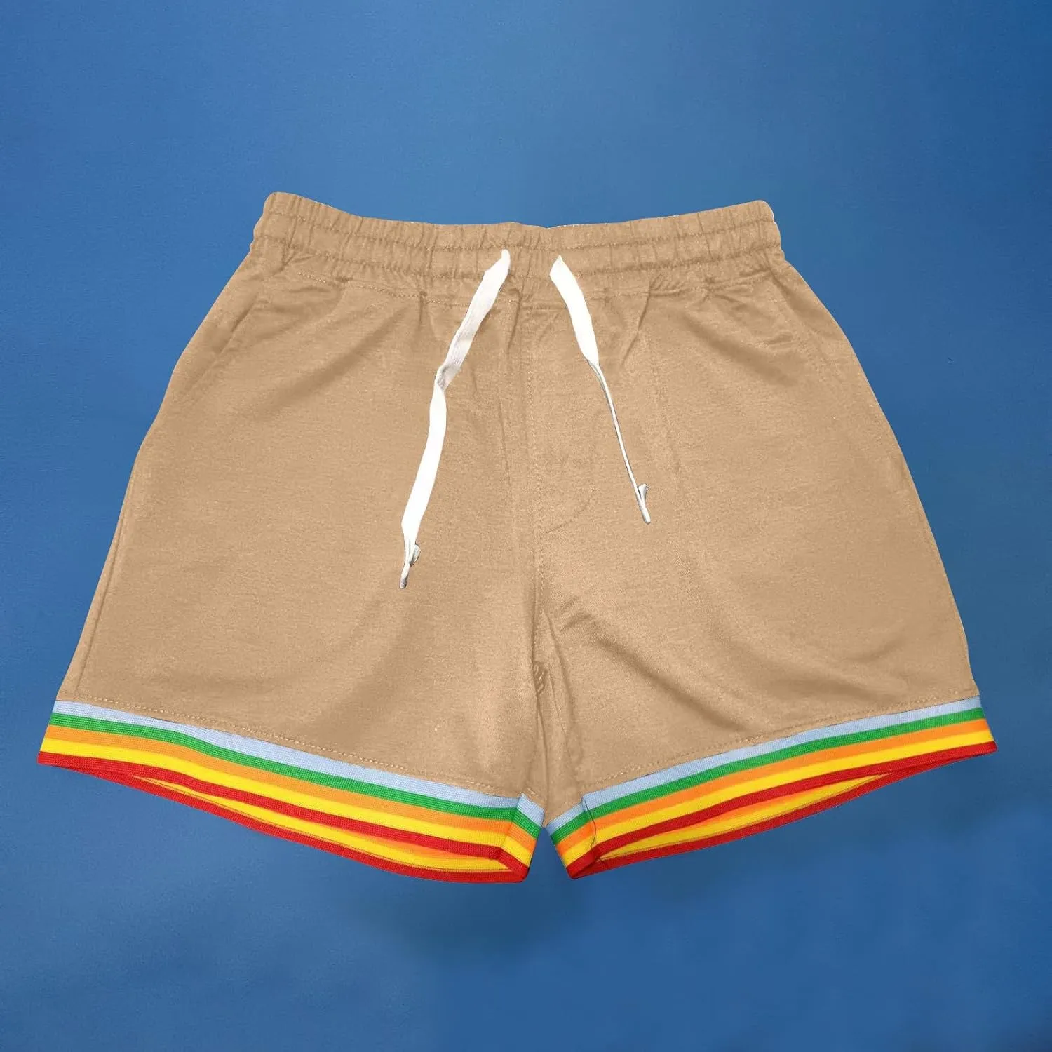 Men's Athletic Shorts with Pockets Casual Quick Dry Drawstring Elastic Waist Lightweight Workout Gym Running Shorts