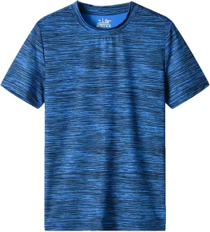 Men's Fashion Shirts 2025 Athletic T-Shirts Crewneck Short Sleeve Summer Casual Fishing Sports Tops Tee, M-8XL