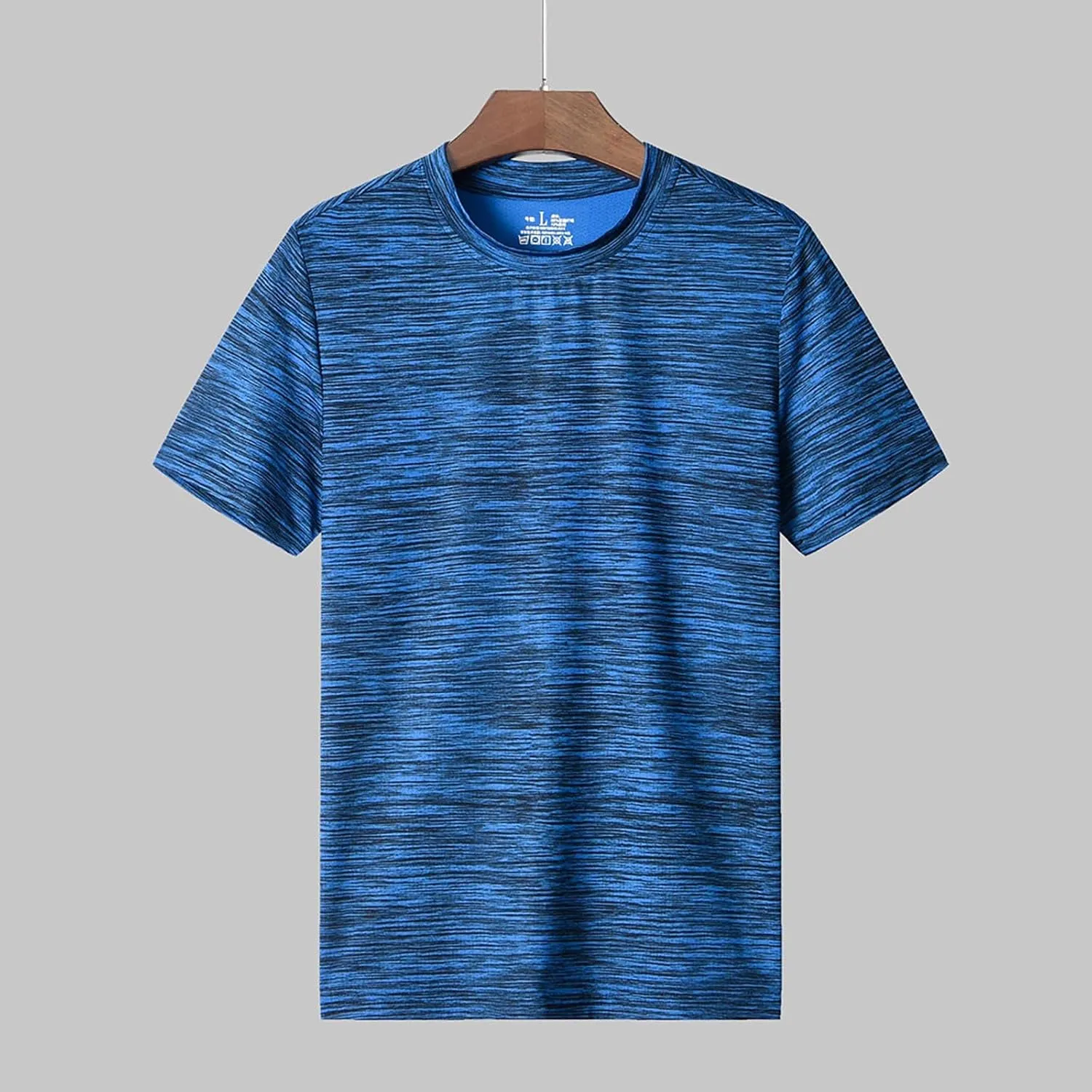 Men's Fashion Shirts 2025 Athletic T-Shirts Crewneck Short Sleeve Summer Casual Fishing Sports Tops Tee, M-8XL