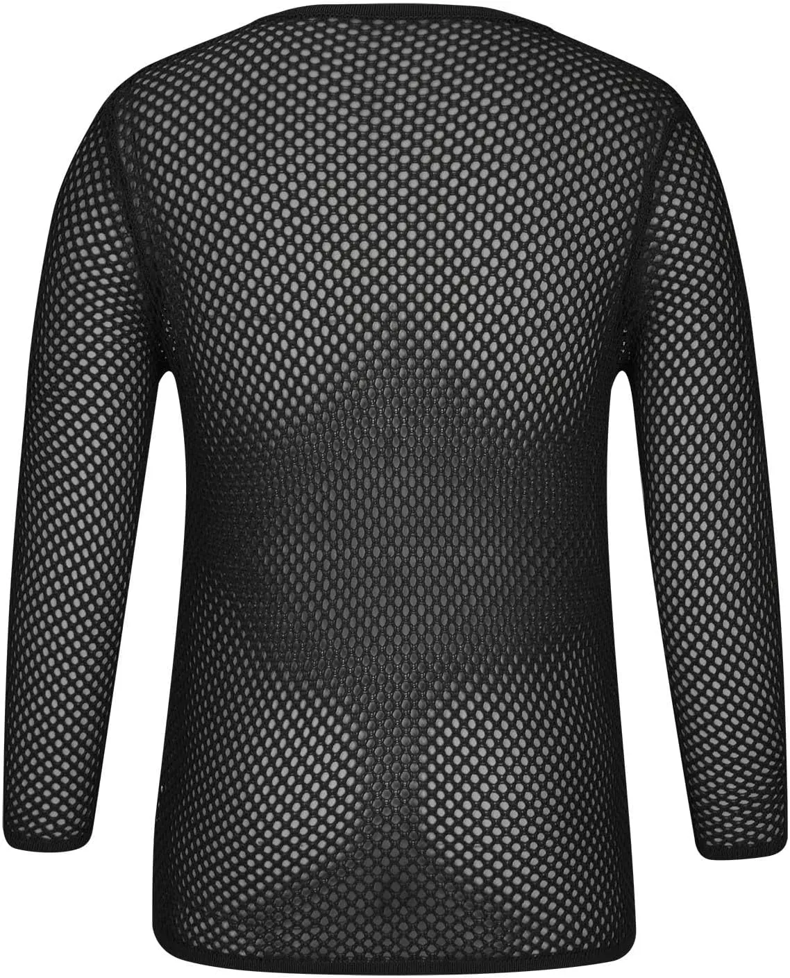 Mens Fishnet Mesh Muscle Shirts Top See Thru Workout Gym Shirts Mesh Base Layer Fishnet Sexy Top Fitted Crew Neck Tee