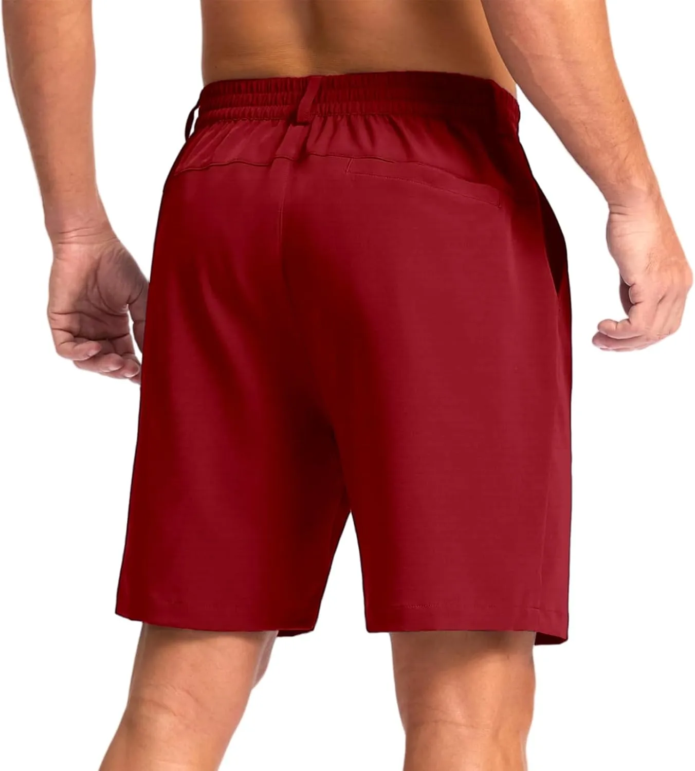 Men's Golf Shorts Casual Lightweight Stretch Quick Dry Comfy Shorts Regular Fit Button Zipper Flat Front Short Pants