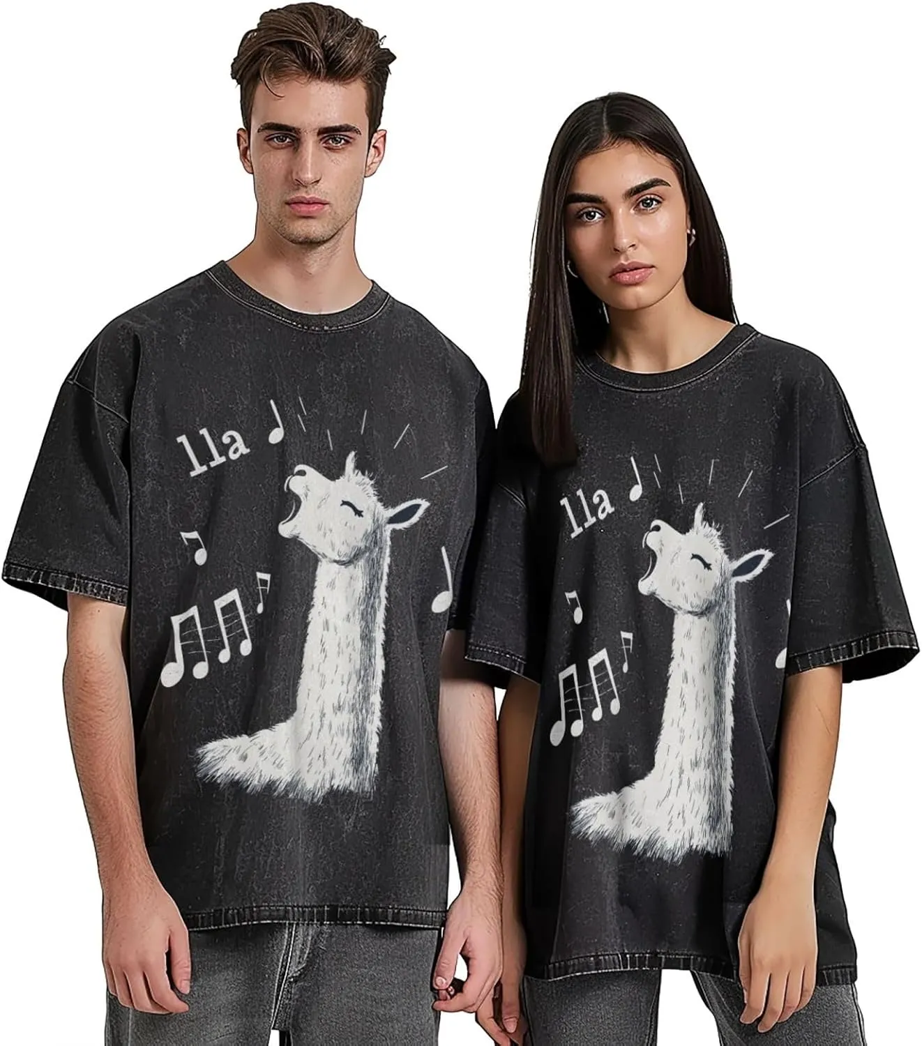 Mens Graphic Cotton T-Shirts Tees Men's Crew Unisex Wash T-Shirts for Men or Women