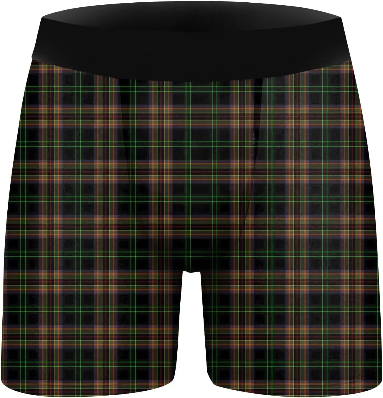 Men's Hawaiian Print Boxer Briefs, Soft and Breathable Underwear, Multicolor，Strong Wrapping Highlights and Elasticity