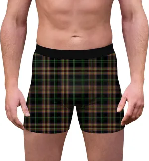 Men's Hawaiian Print Boxer Briefs, Soft and Breathable Underwear, Multicolor，Strong Wrapping Highlights and Elasticity