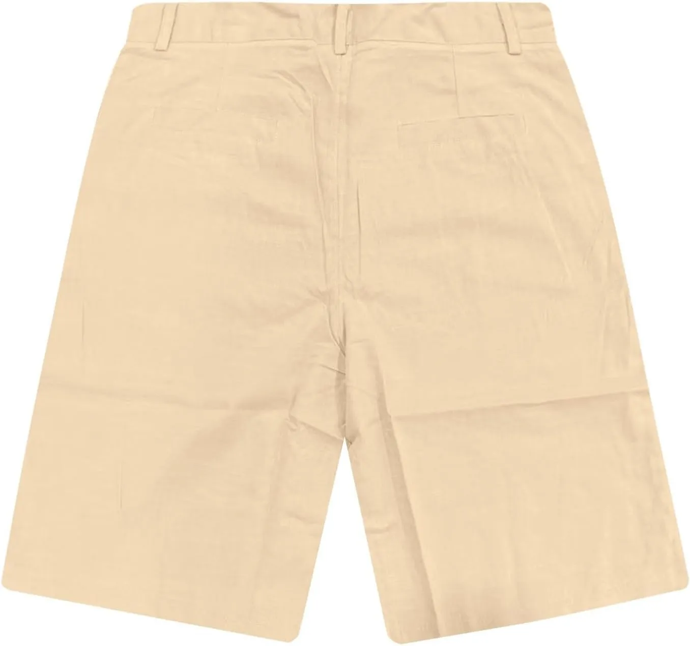 Mens Linen Shorts Elastic Waist Shorts Casual Summer Lightweight Cotton Linen Pants with Pockets