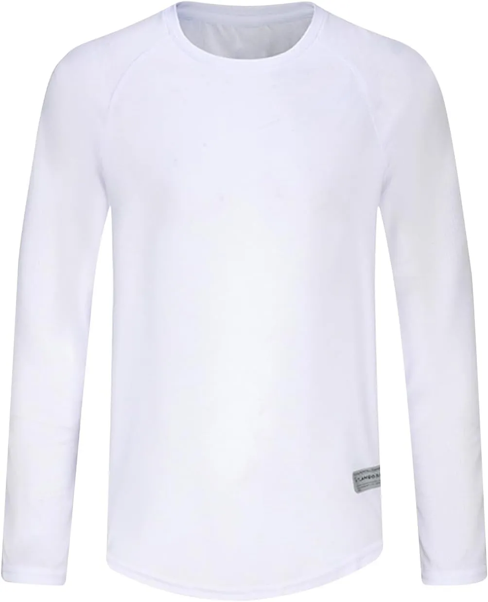 Mens Long Sleeve Tee Shirt Workout Running Shirts Athletic Gym UPF SPF UV Sun Protection Quick Dry Lightweight Shirts