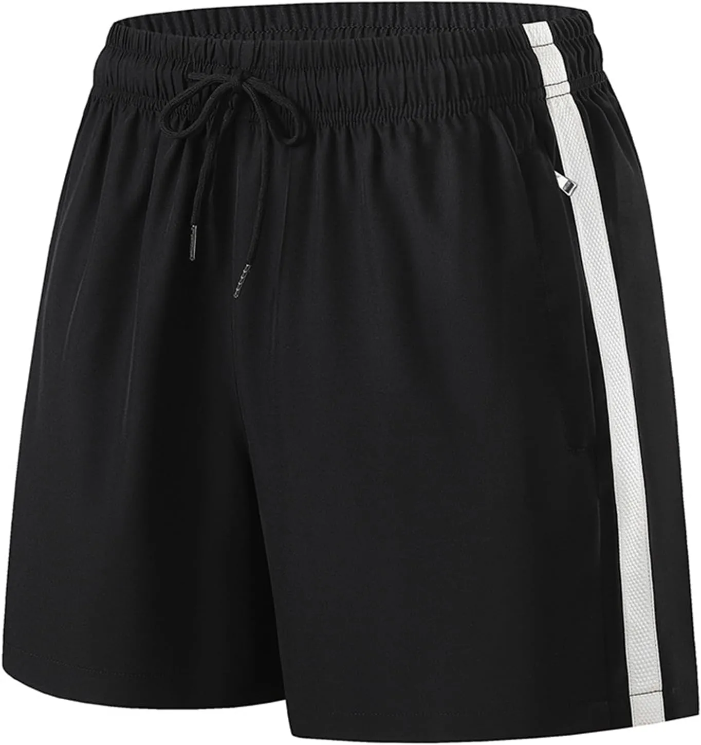 Mens Quick Dry Shorts 5 Inch Lightweight Drawstring Waist Athletic Short Casual Summer Beach Workout Running Shorts