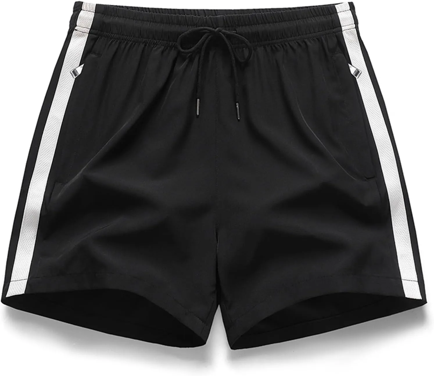 Mens Quick Dry Shorts 5 Inch Lightweight Drawstring Waist Athletic Short Casual Summer Beach Workout Running Shorts