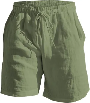 Men's Shorts Solid Color Breathable Daily Beach Five Casual Medium Shorts for Running Workout Training with Pockets