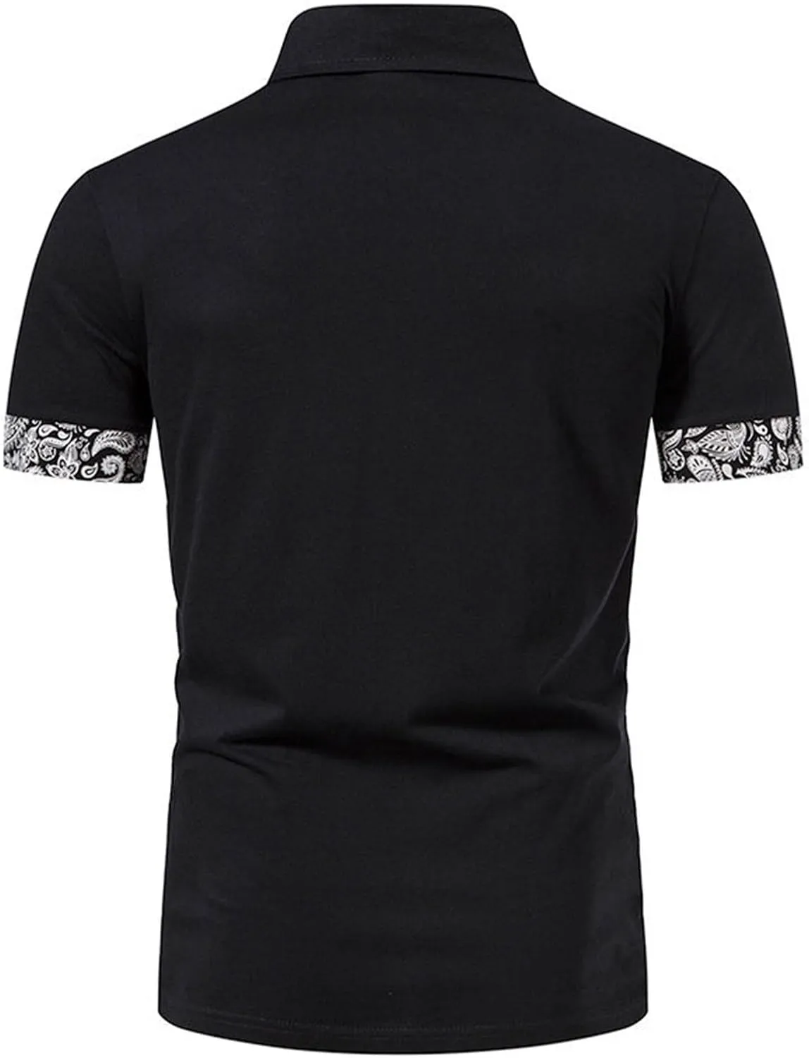 Men's Solid Color Short Sleeved Shirt Casual Slim Button Down Shirt Business Lapel Comfy Tee Tops Cool T Shirts