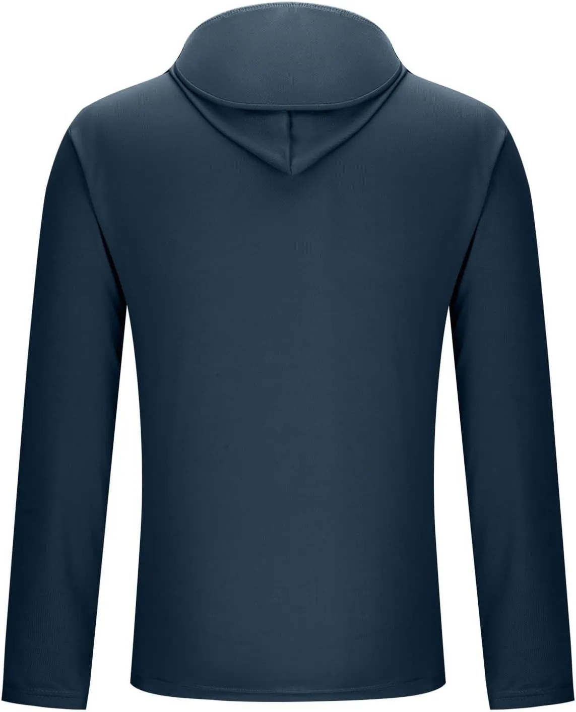 Men's UPF 50  Full Zip Fishing Hoodies Sun Shirts with Mask UV Neck Gaiter Hoodie Quick Dry Long Sleeve Hiking Shirts