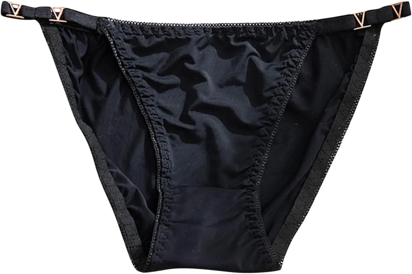 Seamless Underwear for Women Ice Silk Briefs Low Rise No Lines Coverage Breathable Stretch Fabric Panties