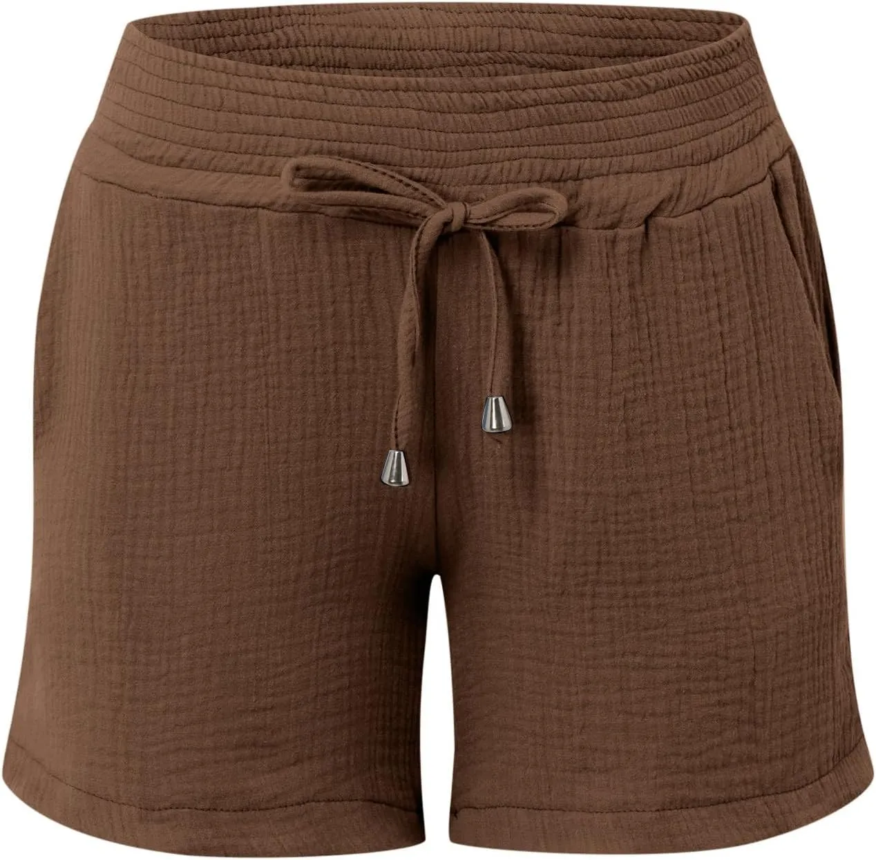 Shorts for Women 2024 Trendy Summer Casual Maternity Shorts Going Out Shorts with Pocket Elastic Waist Shorts